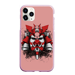 Чехол iPhone 11 Pro матовый Ронин, цвет: 3D-розовый