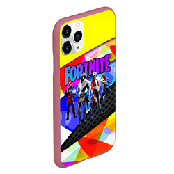Чехол iPhone 11 Pro матовый FORTNITE NEW SEASON 2020, цвет: 3D-малиновый — фото 2