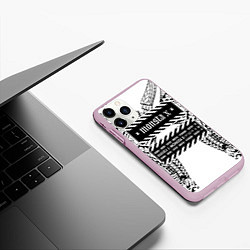 Чехол iPhone 11 Pro матовый Monsta X, цвет: 3D-розовый — фото 2