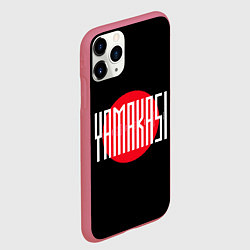 Чехол iPhone 11 Pro матовый Yamakasi, цвет: 3D-малиновый — фото 2