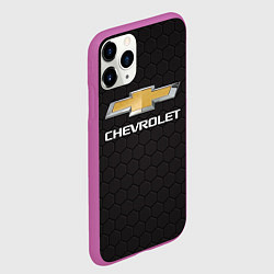 Чехол iPhone 11 Pro матовый CHEVROLET, цвет: 3D-фиолетовый — фото 2
