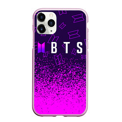 Чехол iPhone 11 Pro матовый BTS БТС, цвет: 3D-розовый