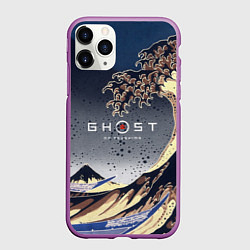 Чехол iPhone 11 Pro матовый Ghost of Tsushima