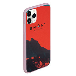 Чехол iPhone 11 Pro матовый Ghost of Tsushima, цвет: 3D-розовый — фото 2