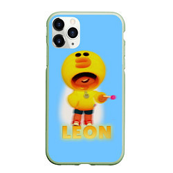 Чехол iPhone 11 Pro матовый Леон Салли Leon Sally