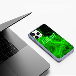 Чехол iPhone 11 Pro матовый FALLOUT ФЭЛЛАУТ, цвет: 3D-светло-сиреневый — фото 2