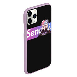 Чехол iPhone 11 Pro матовый Re:Zero, цвет: 3D-сиреневый — фото 2