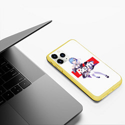 Чехол iPhone 11 Pro матовый Re:Zero, цвет: 3D-желтый — фото 2