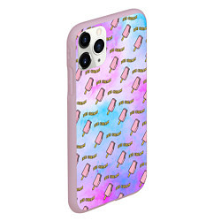 Чехол iPhone 11 Pro матовый BLACKPINK ICE CREAM, цвет: 3D-розовый — фото 2