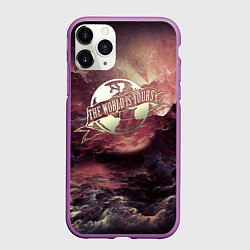 Чехол iPhone 11 Pro матовый The World Is Yours