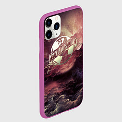 Чехол iPhone 11 Pro матовый The World Is Yours, цвет: 3D-фиолетовый — фото 2