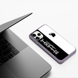 Чехол iPhone 11 Pro матовый Death Note, цвет: 3D-серый — фото 2