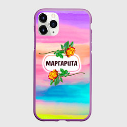 Чехол iPhone 11 Pro матовый Маргарита, цвет: 3D-фиолетовый