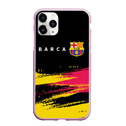 Чехол iPhone 11 Pro матовый BARCELONA БАРСЕЛОНА, цвет: 3D-розовый