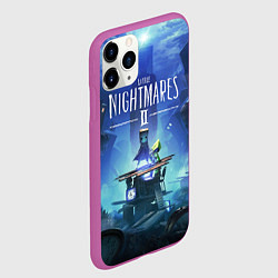 Чехол iPhone 11 Pro матовый Little Nightmares 2, цвет: 3D-фиолетовый — фото 2