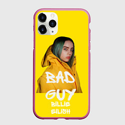 Чехол iPhone 11 Pro матовый Billie Eilish Билли Айлиш, цвет: 3D-малиновый