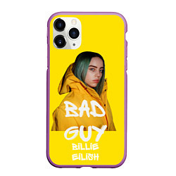 Чехол iPhone 11 Pro матовый Billie Eilish Билли Айлиш, цвет: 3D-фиолетовый