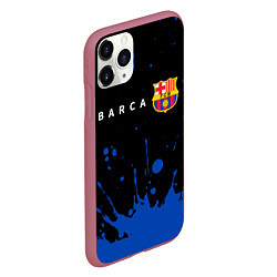 Чехол iPhone 11 Pro матовый BARCELONA БАРСЕЛОНА, цвет: 3D-малиновый — фото 2