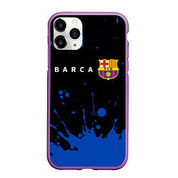 Чехол iPhone 11 Pro матовый BARCELONA БАРСЕЛОНА, цвет: 3D-фиолетовый