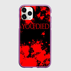 Чехол iPhone 11 Pro матовый DARK SOULS, цвет: 3D-фиолетовый