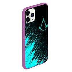 Чехол iPhone 11 Pro матовый Assassins Creed Valhalla, цвет: 3D-фиолетовый — фото 2