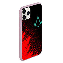 Чехол iPhone 11 Pro матовый Assassins Creed Valhalla, цвет: 3D-розовый — фото 2