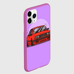 Чехол iPhone 11 Pro матовый БМВ Пандем, цвет: 3D-фиолетовый — фото 2