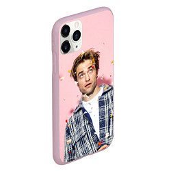 Чехол iPhone 11 Pro матовый ROBERT PATTINSON, цвет: 3D-розовый — фото 2