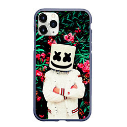 Чехол iPhone 11 Pro матовый MARSHMELLO ROSES, цвет: 3D-серый