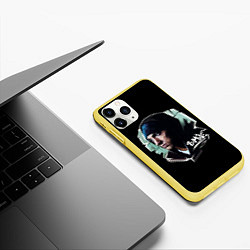 Чехол iPhone 11 Pro матовый EMINEM 8 MILE, цвет: 3D-желтый — фото 2