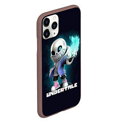 Чехол iPhone 11 Pro матовый UNDERTALE, цвет: 3D-коричневый — фото 2