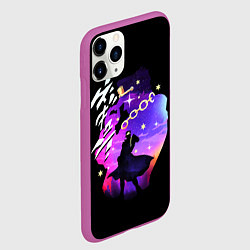 Чехол iPhone 11 Pro матовый JoJo’s Bizarre Adventure, цвет: 3D-фиолетовый — фото 2