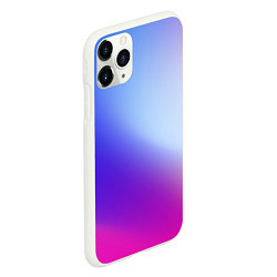 Чехол iPhone 11 Pro матовый Градиент Облаков, цвет: 3D-белый — фото 2