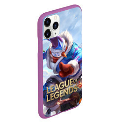 Чехол iPhone 11 Pro матовый League of Legends МАСТЕР ЙИ, цвет: 3D-фиолетовый — фото 2