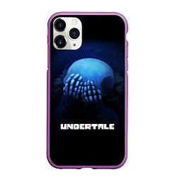 Чехол iPhone 11 Pro матовый UNDERTALE, цвет: 3D-фиолетовый