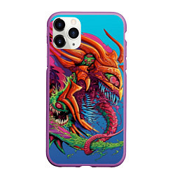 Чехол iPhone 11 Pro матовый HyperBeast, цвет: 3D-фиолетовый