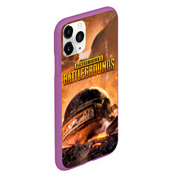 Чехол iPhone 11 Pro матовый PlayerUnknowns Battlegrounds, цвет: 3D-фиолетовый — фото 2