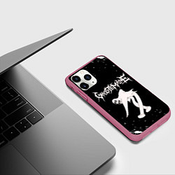 Чехол iPhone 11 Pro матовый GHOSTEMANE, цвет: 3D-малиновый — фото 2