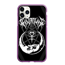 Чехол iPhone 11 Pro матовый GHOSTEMANE, цвет: 3D-фиолетовый