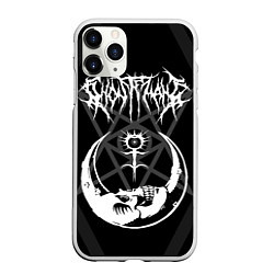 Чехол iPhone 11 Pro матовый GHOSTEMANE, цвет: 3D-белый