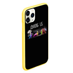 Чехол iPhone 11 Pro матовый AMONG US, цвет: 3D-желтый — фото 2