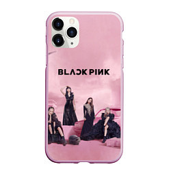 Чехол iPhone 11 Pro матовый BLACKPINK x PUBG, цвет: 3D-розовый