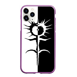 Чехол iPhone 11 Pro матовый GHOSTEMANE, цвет: 3D-фиолетовый