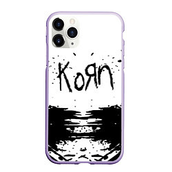 Чехол iPhone 11 Pro матовый Korn, цвет: 3D-светло-сиреневый