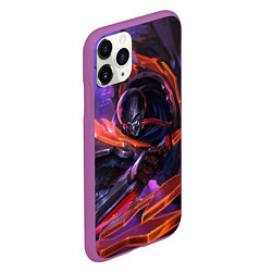 Чехол iPhone 11 Pro матовый Пайк League of legends, цвет: 3D-фиолетовый — фото 2