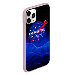 Чехол iPhone 11 Pro матовый IMPOSTOR NASA, цвет: 3D-розовый — фото 2