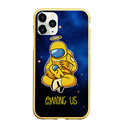 Чехол iPhone 11 Pro матовый Among Us Space