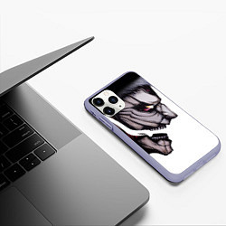 Чехол iPhone 11 Pro матовый АТАКА ТИТАНОВ, цвет: 3D-светло-сиреневый — фото 2