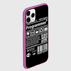 Чехол iPhone 11 Pro матовый Programmer, цвет: 3D-фиолетовый — фото 2