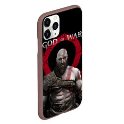 Чехол iPhone 11 Pro матовый God of War, цвет: 3D-коричневый — фото 2